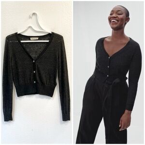 Like New - Featherweight Alpaca V-Neck Cardigan | Everlane, XS, Charcoal